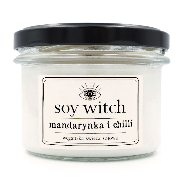 Mandarynka i chilli - świeca sojowa