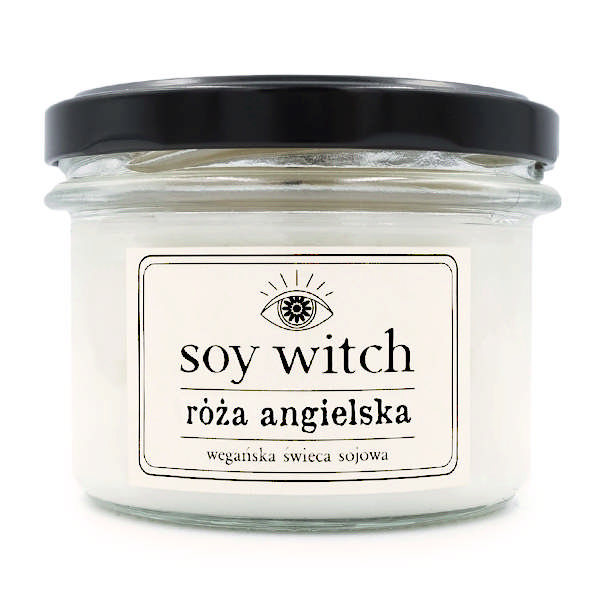 Świeca sojowa - róża angielska