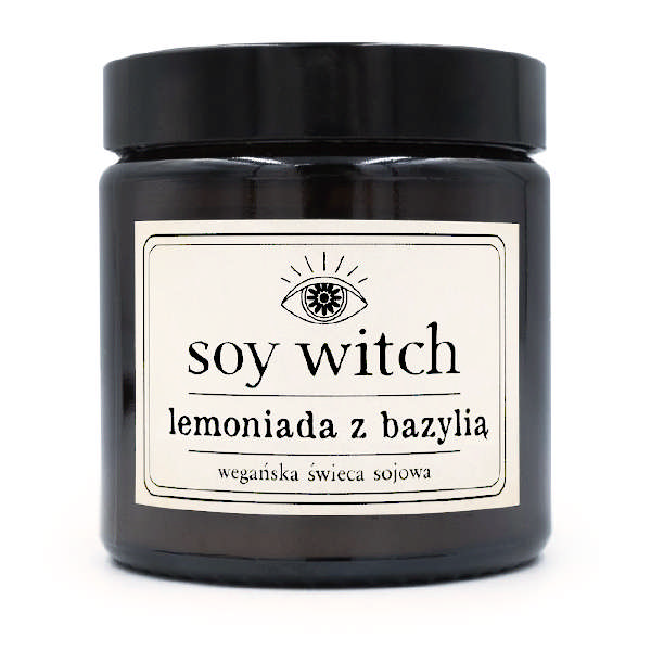 Świeczka sojowa - lemoniada z bazylią