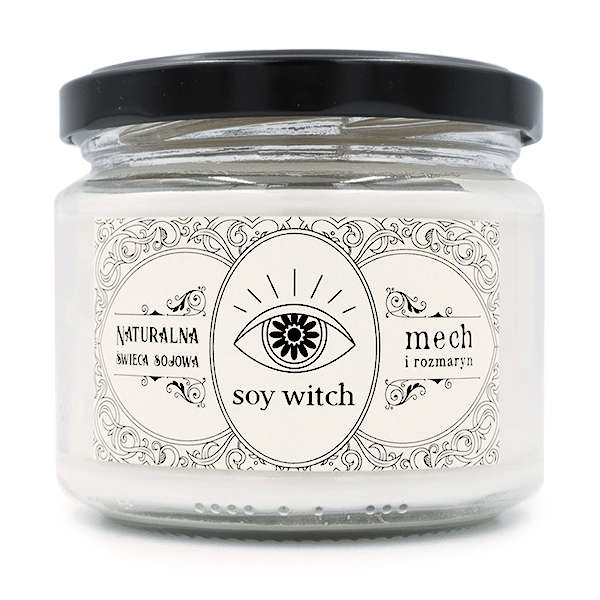 Zapachowa świeca - mech i rozmaryn