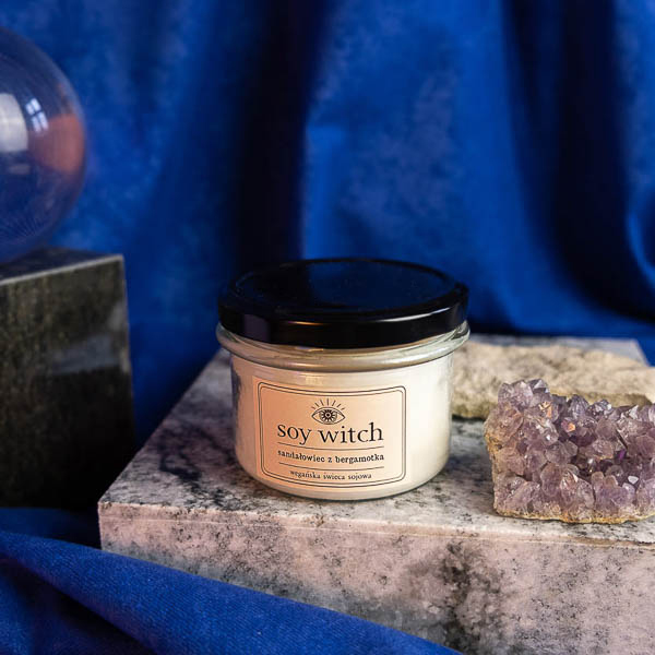 Soy Witch Sandałowiec z bergamotką - świeca sojowa 235 ml 3 Sandałowiec z bergamotką - Soy Witch 235 ml