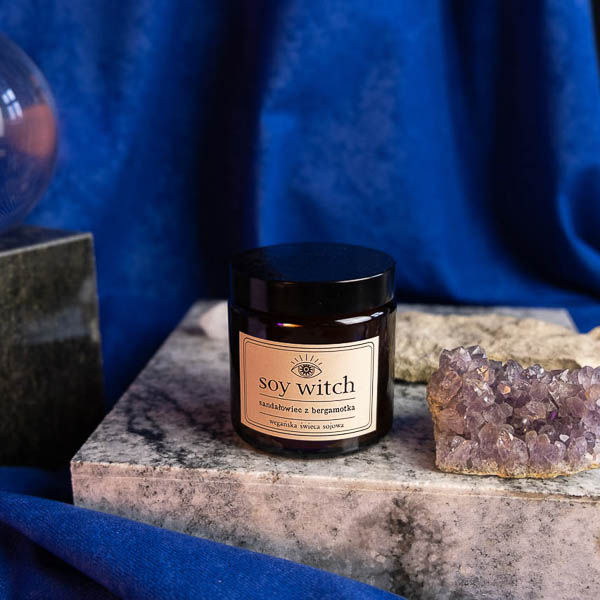 Soy Witch Sandałowiec z bergamotką - świeca sojowa 120 ml 1 Sandałowiec z bergamotką - świeca 120 ml