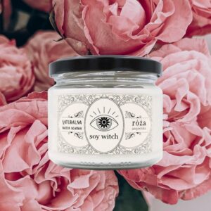 330 roza angielska na tle