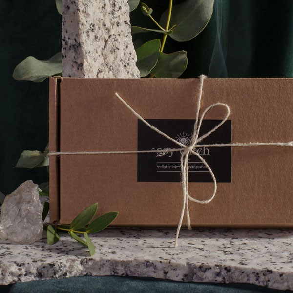 Tealighty sojowe - zestaw 8 szt. 4 Tealighty sojowe - prezent