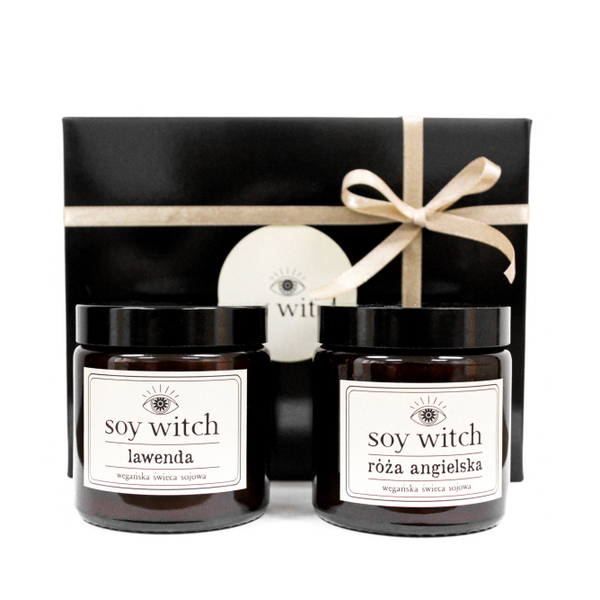 Zestaw świec - kwiatowy