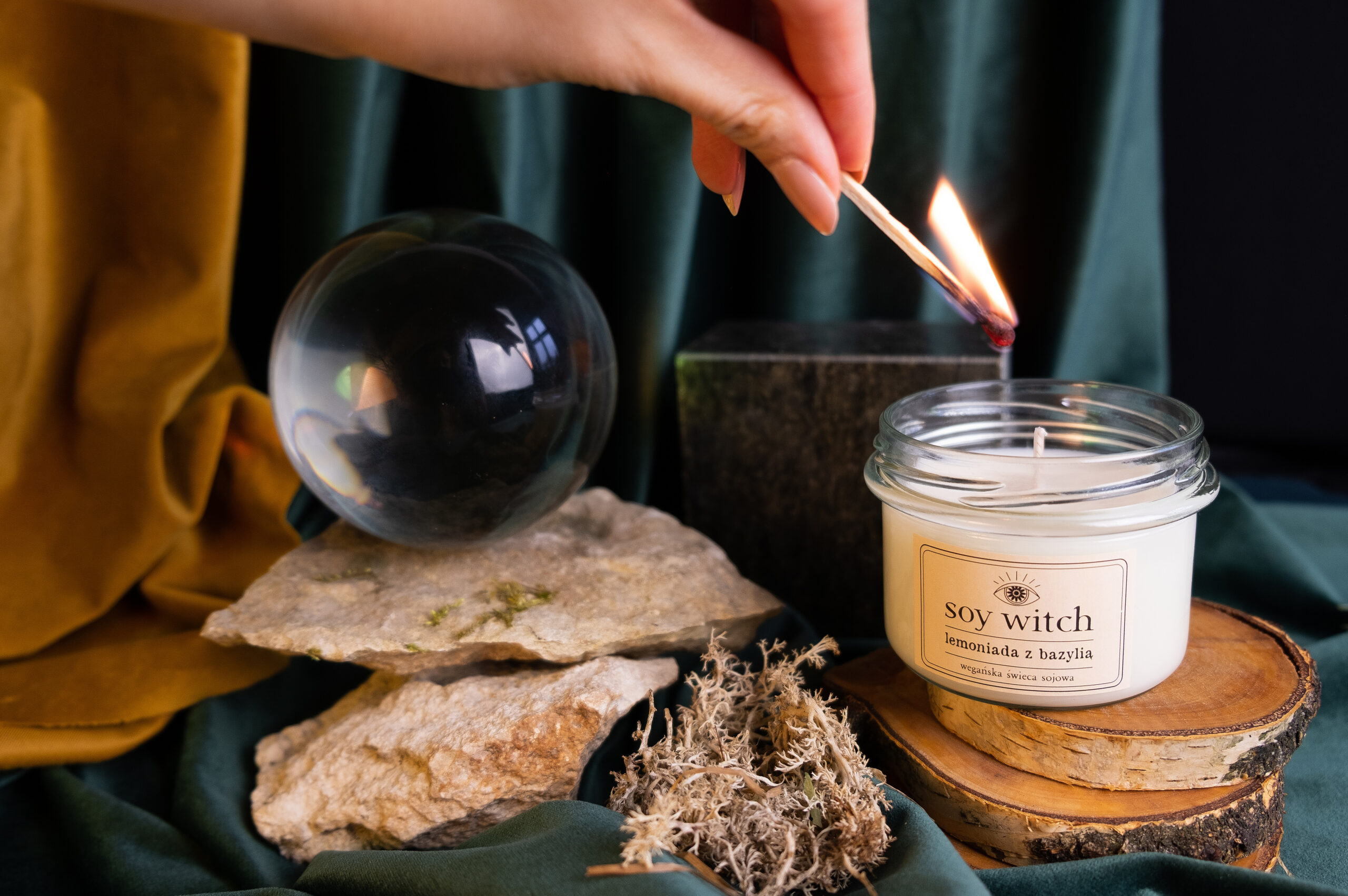 Lemoniada z bazylią - świeczka na wakacje 