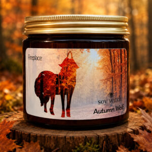 Autumn Wolf Soy Witch - Fireplace świeca sojowa 250 ml