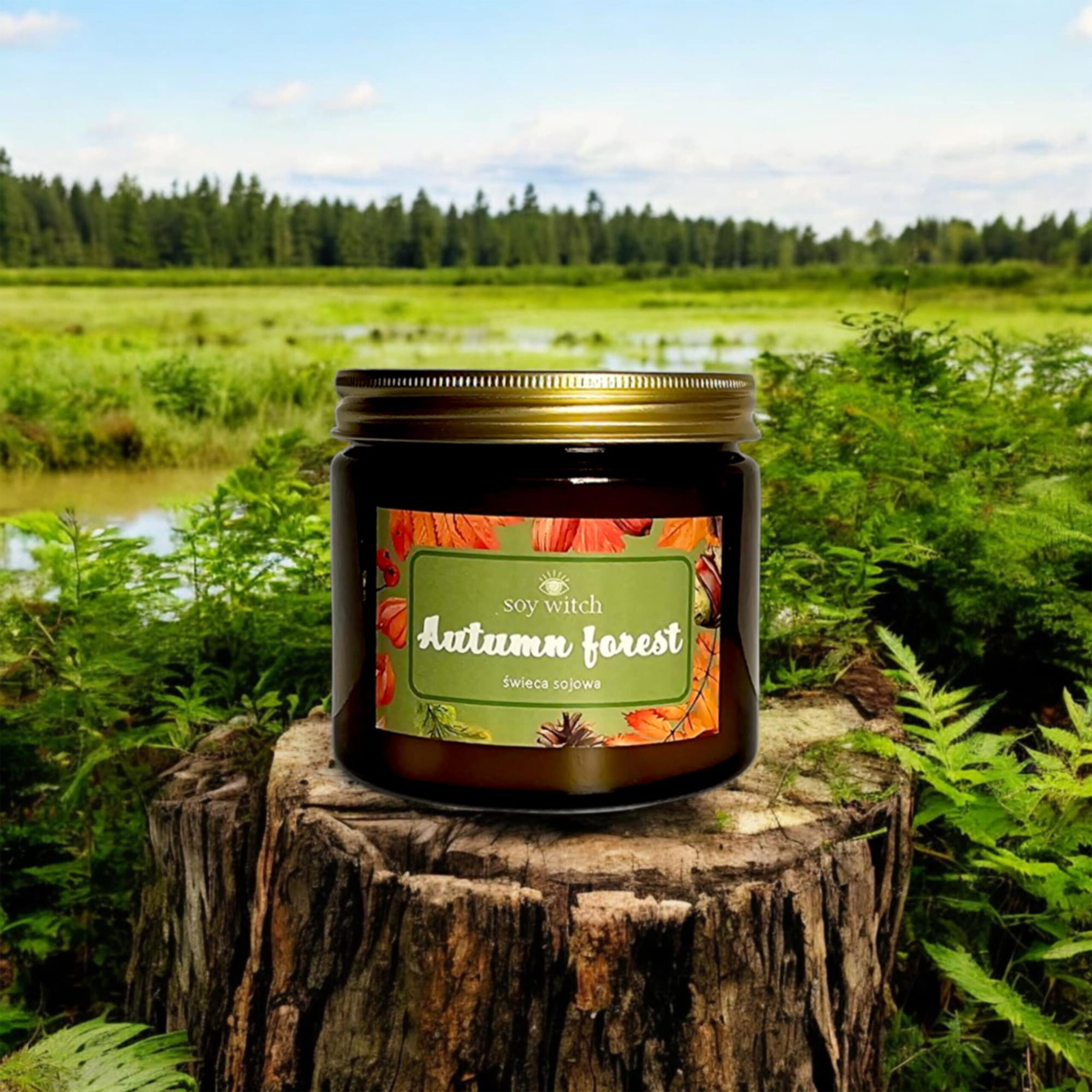 Świeca sojowa - Autumn forest 250 ml 1 Świeca sojowa - Autumn forest 250 ml - obrazek 2