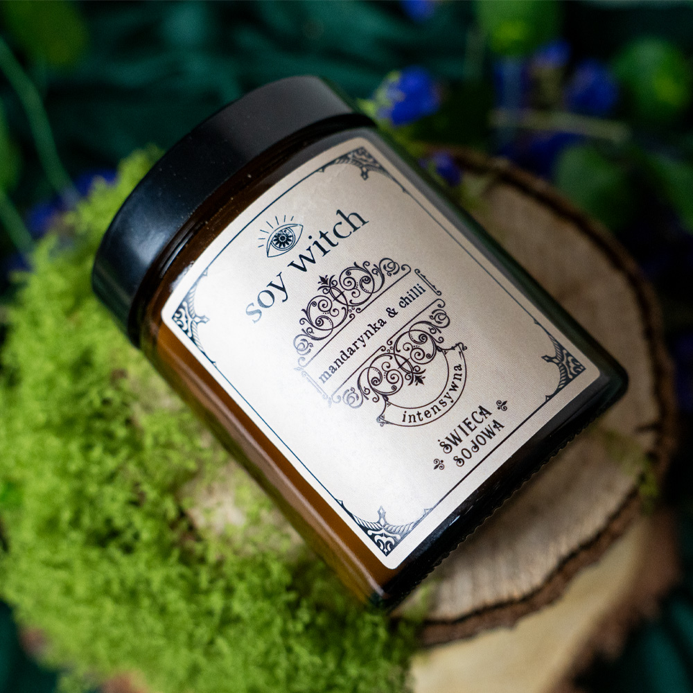 Soy Witch Mandarynka i chilli - świeca sojowa 180 ml 3 Soy Witch Mandarynka i chilli - świeca sojowa 180 ml - obrazek 4